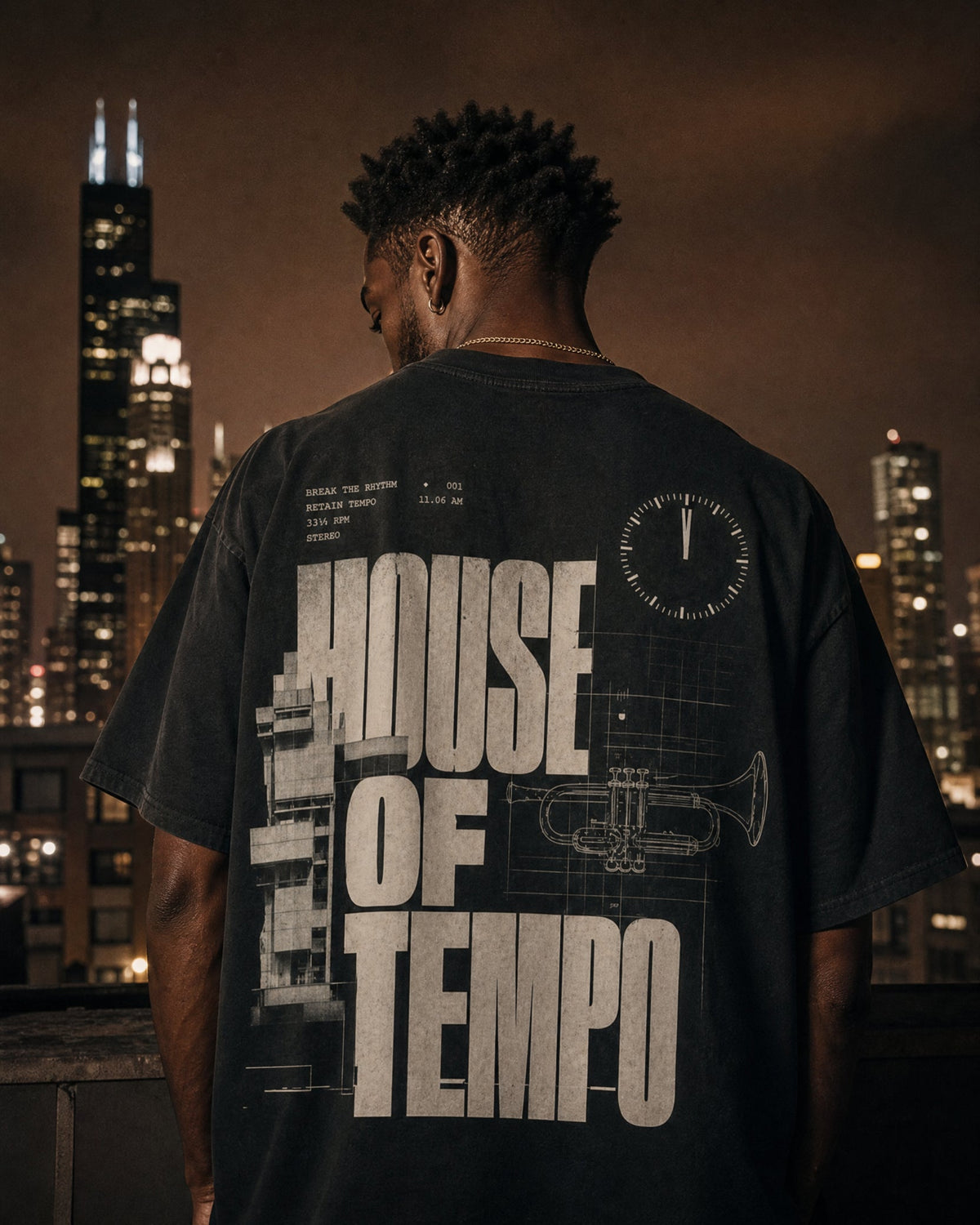The Blueprint Tee editorial image