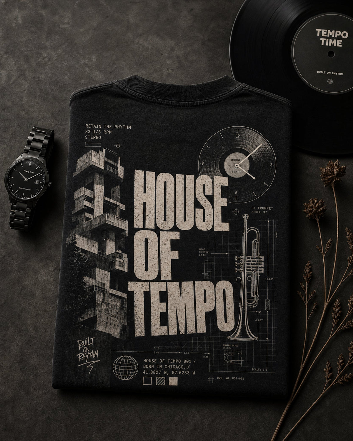 The Blueprint Tee editorial image